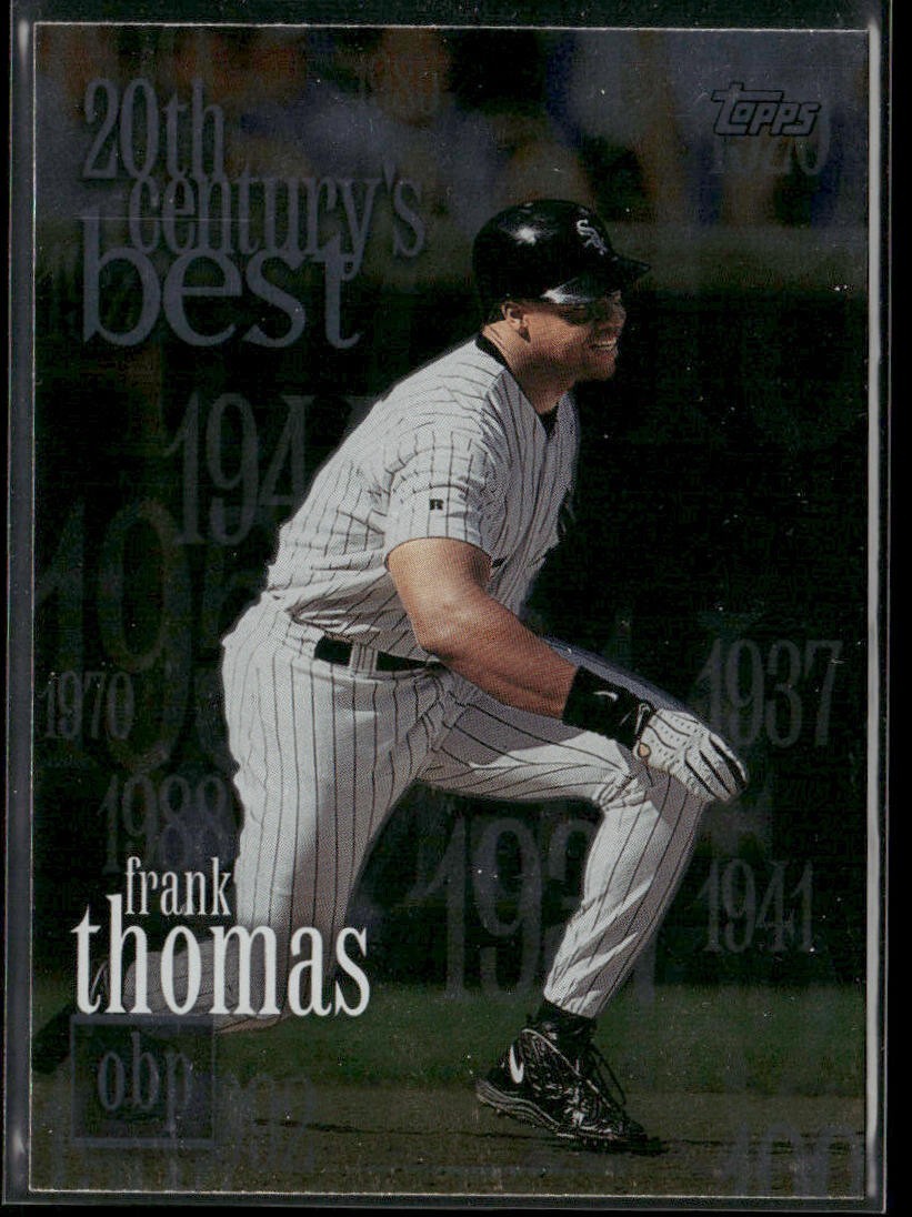 Frank Thomas Player Lot Bundle 10 Different Baseball Cards FT001 White Sox back
