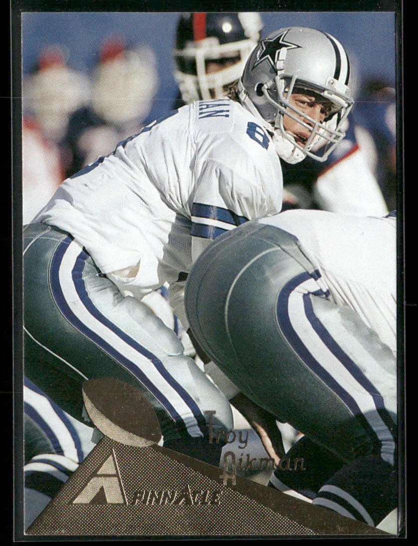 Troy Aikman Player Lot Bundle 10 Different Football Cards TA005 Cowboys back