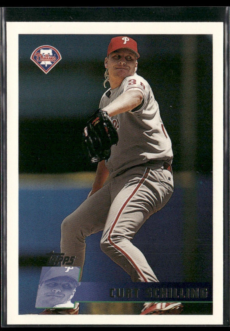 Curt Schilling Player Lot Bundle 10 Different Baseball Cards CS001 Orioles front