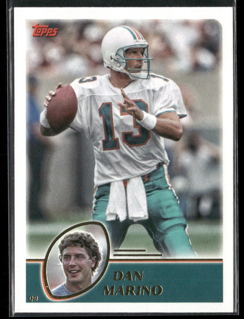 Dan Marino Player Lot Bundle 10 Different Football Cards DM008 Dolphins back