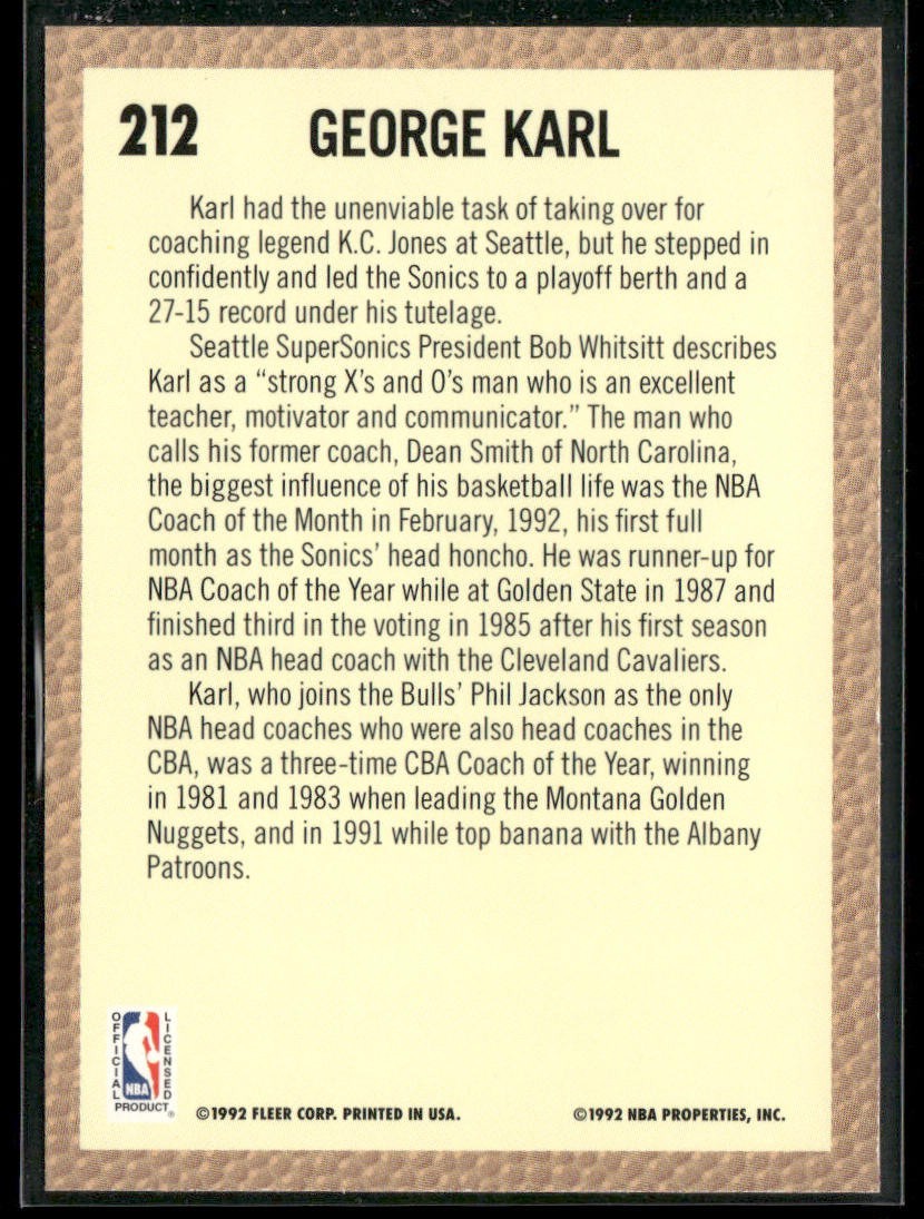 NBA Coaches Lot Bundle 10 Basketball Cards C008 Various Teams back