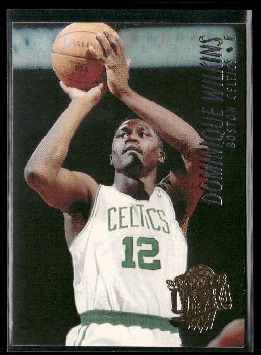 Dominique Wilkins Player Lot Bundle 10 Basketball Cards DW003 Hawks back
