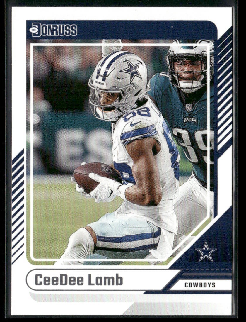 CeeDee Lamb Player Lot Bundle 10 Different Football Cards CDL001 Cowboys back