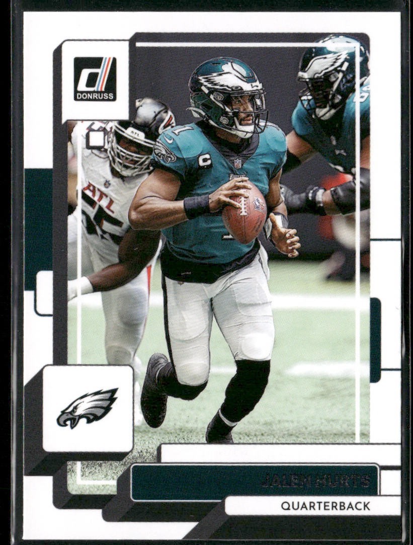 Jalen Hurts Player Lot Bundle 10 Different Football Cards JH003 Eagles back