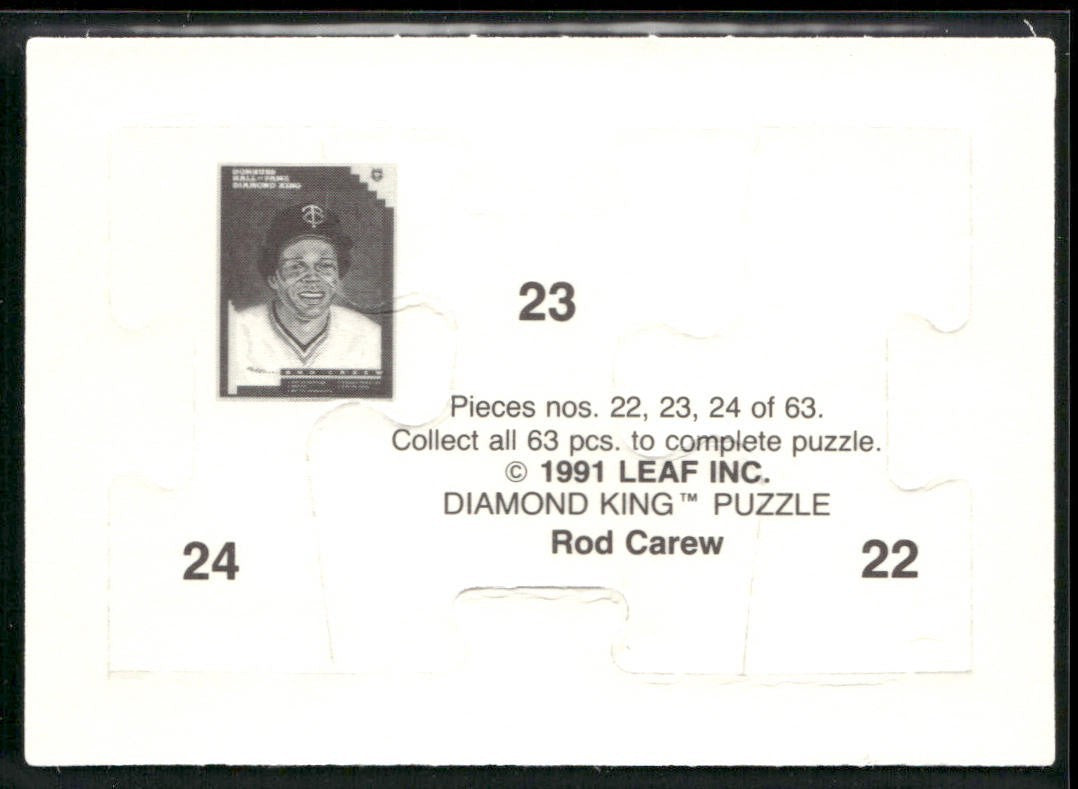 Puzzle Piece Lot Bundle 10 Different Baseball Cards P010 back
