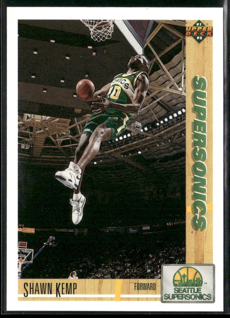 Shawn Kemp Player Lot Bundle 10 Basketball Cards SK001 Supersonics Cavs 1 RC back