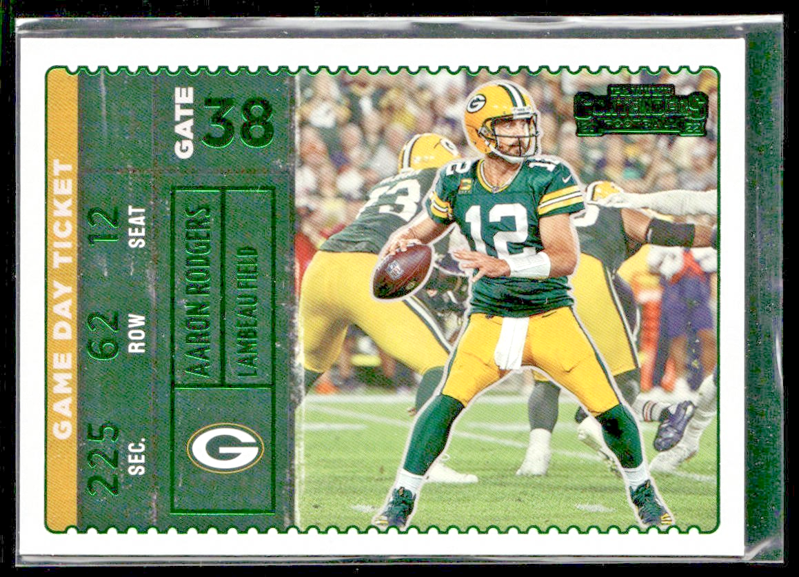 Aaron Rodgers Player Lot Bundle 10 Different Football Cards AR001 Packers Jets back