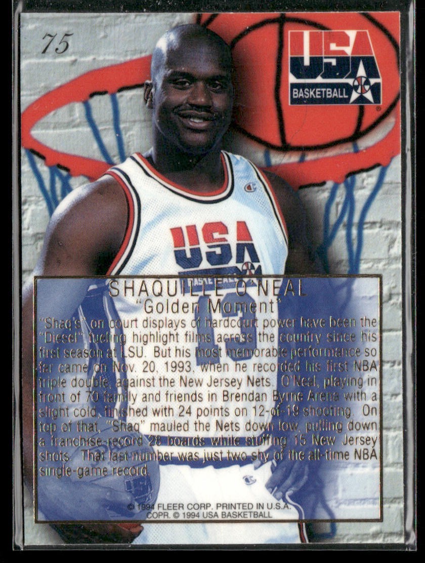 Shaquille O'Neal Player Lot Bundle 10 Basketball Cards SON001 Orlando Magic back