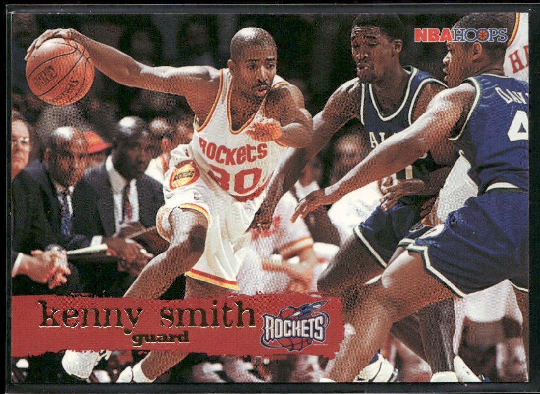 Kenny Smith Player Lot Bundle 10 Basketball Cards KS002 Rockets back