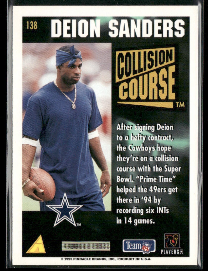 Deion Sanders Player Lot Bundle 10 Different Football Cards DS003 Falcons 49ers back
