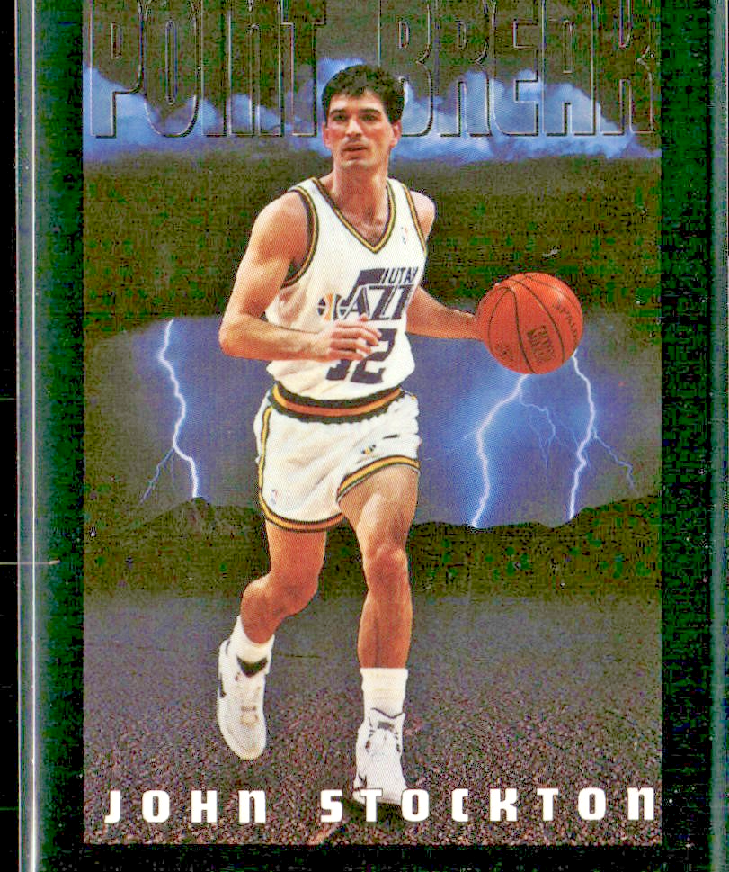 John Stockton Player Lot Bundle 10 Basketball Cards JS005 Utah Jazz back