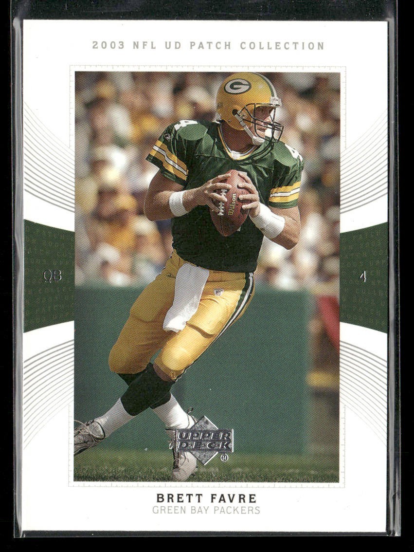 Brett Favre Player Lot Bundle 10 Different Football Cards BF003 Packers back