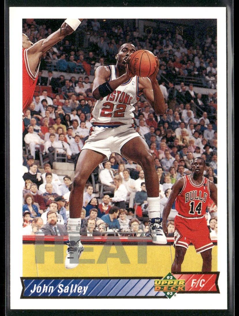 John Salley Player Lot Bundle 10 Basketball Cards JS003 Heat Pistons back