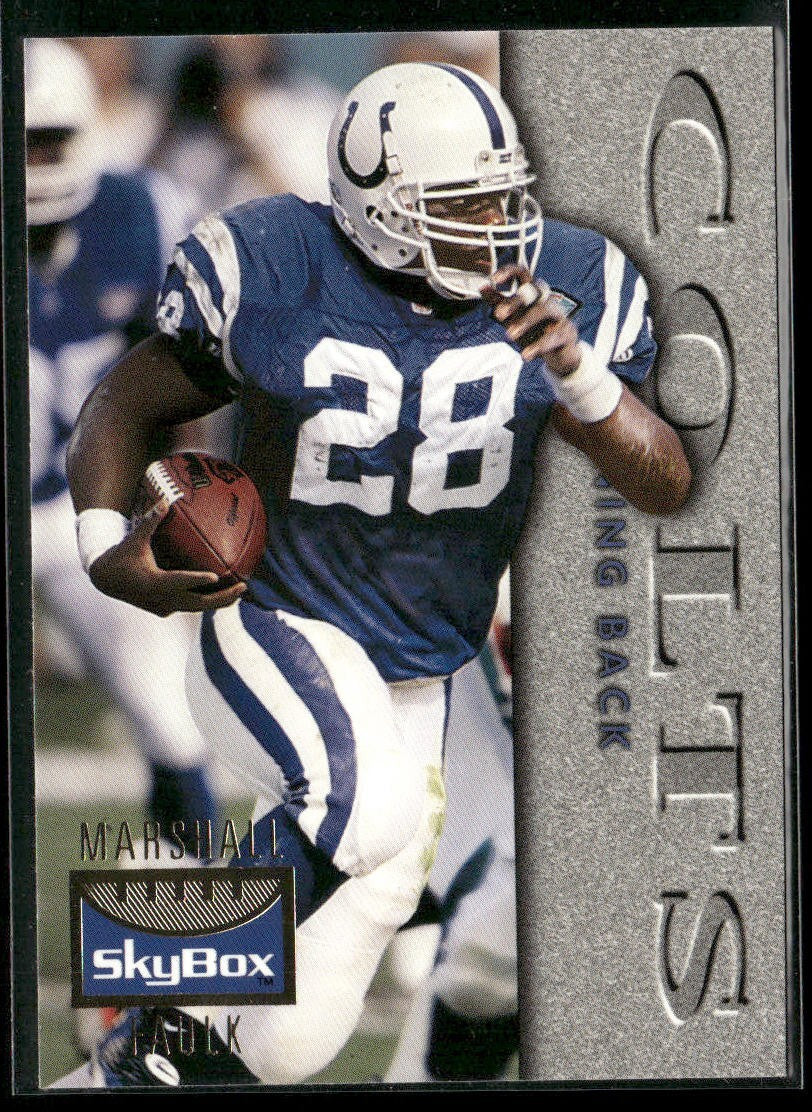 Marshall Faulk Player Lot Bundle 10 Different Football Cards MF001 Colts Rams back