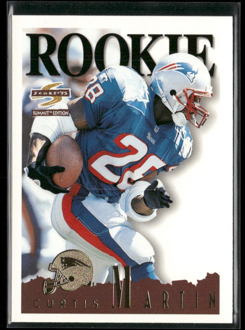 Curtis Martin Player Lot Bundle 10 Different Football Cards CM001 2 RC front