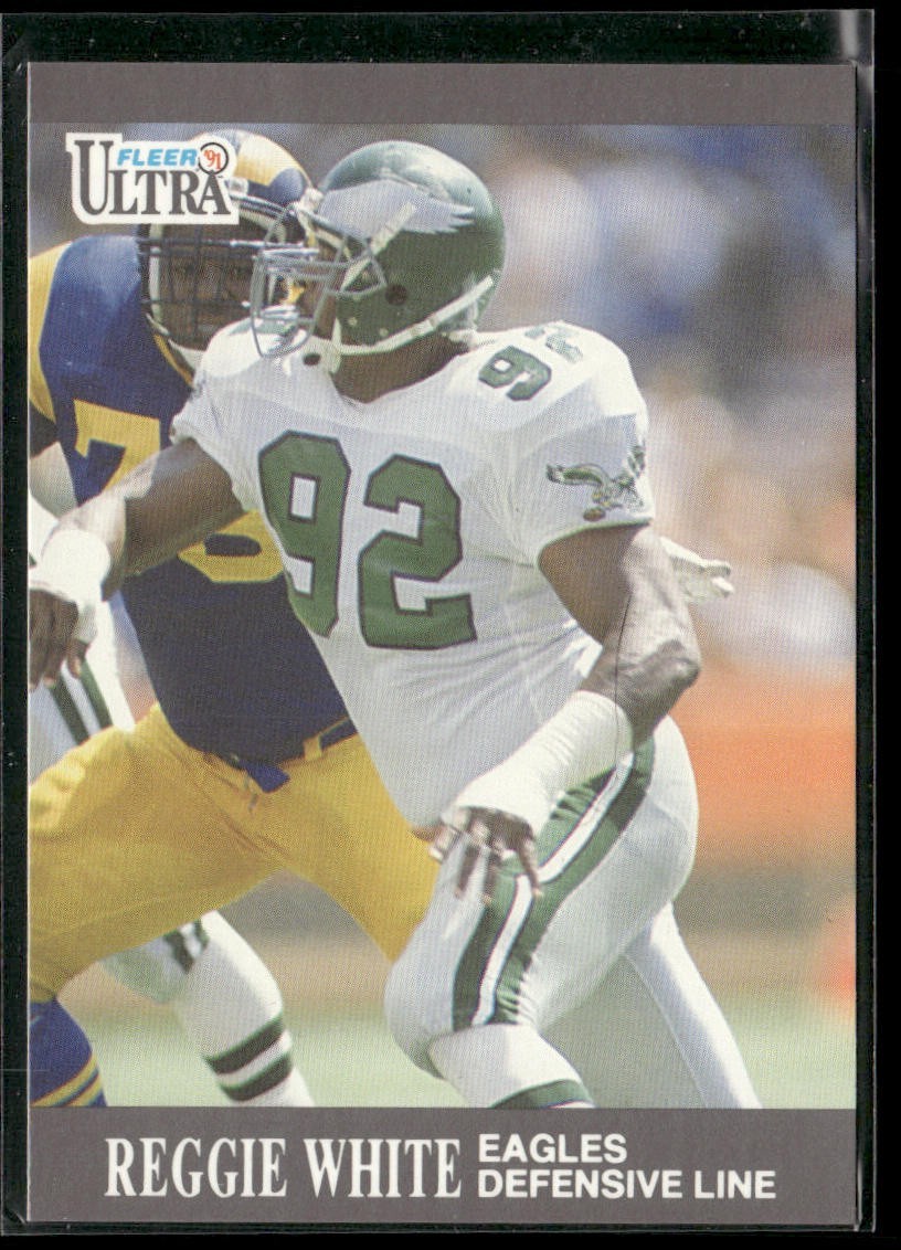 Reggie White Player Lot Bundle 10 Different Football Cards RW003 Eagles Packers back