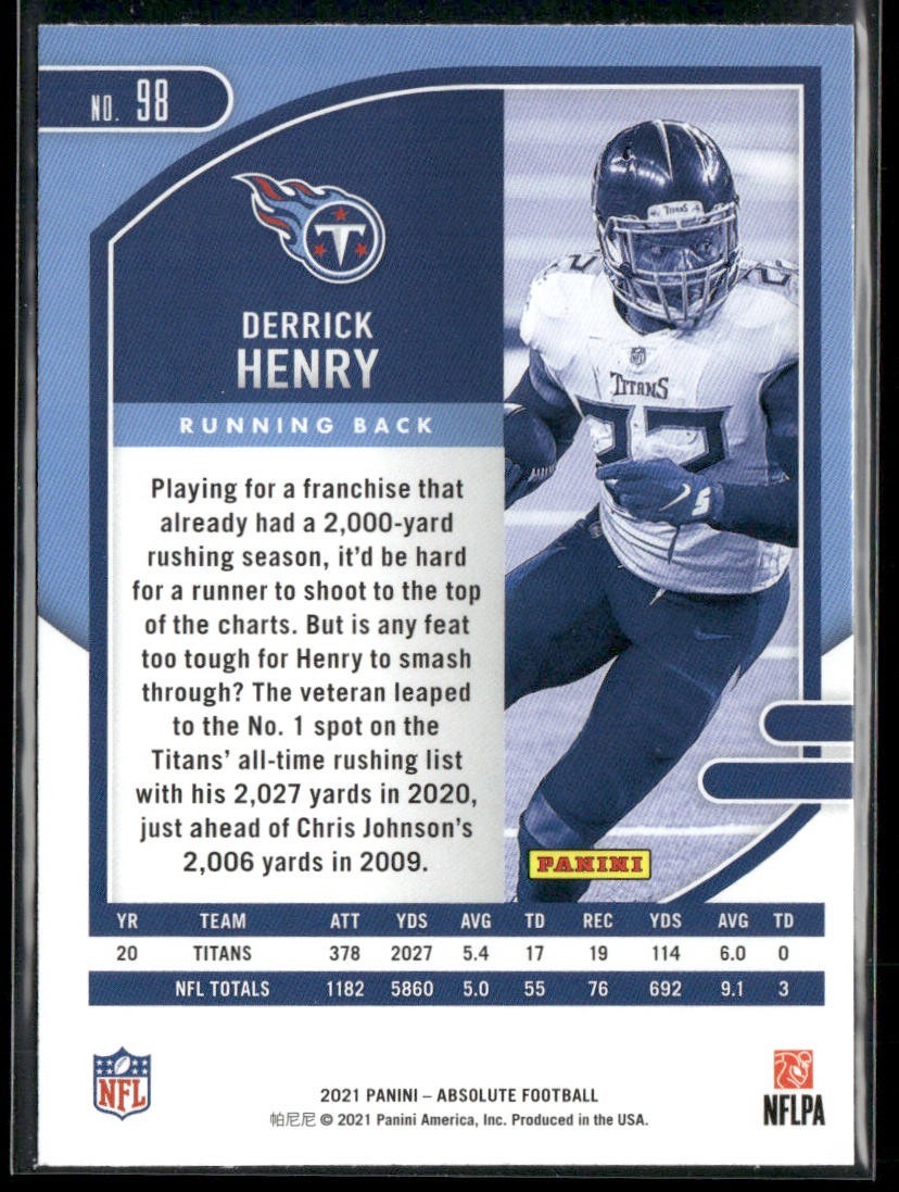 Derrick Henry Player Lot Bundle 10 Different Football Cards DH001 Titans Ravens back