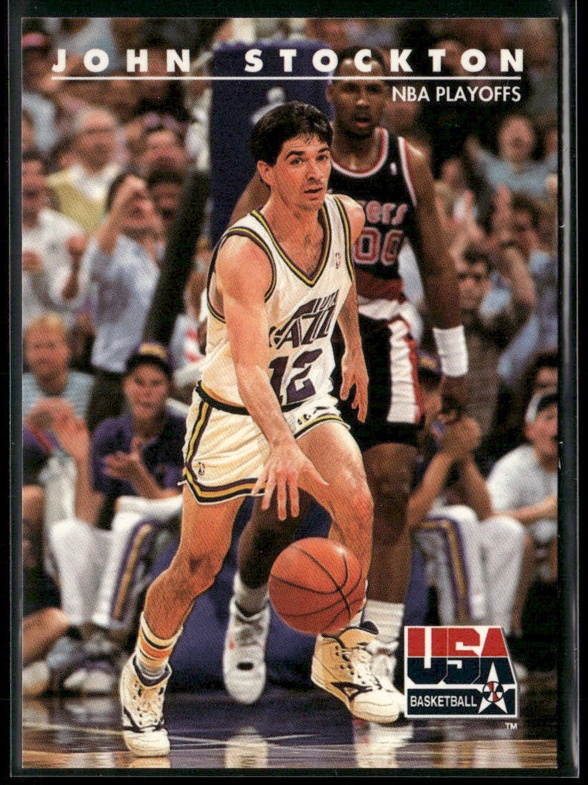 John Stockton Player Lot Bundle 10 Basketball Cards JS002 Utah Jazz back