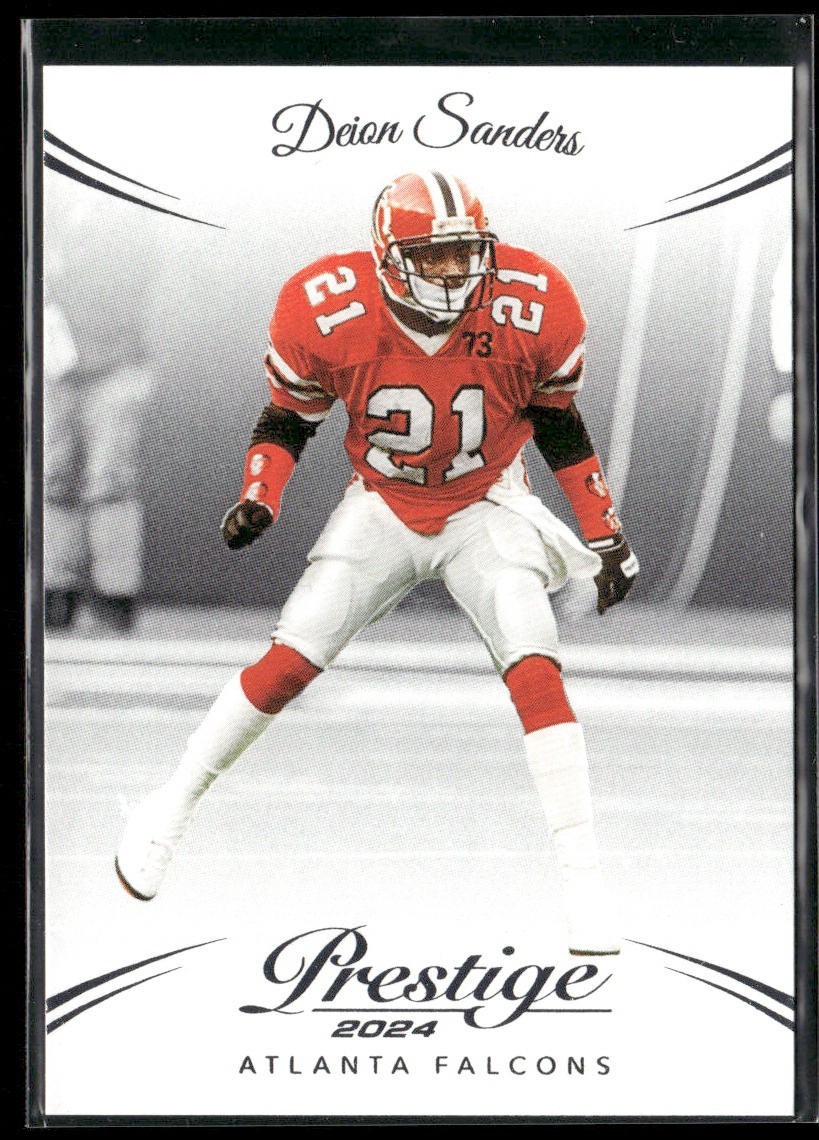 Deion Sanders Player Lot Bundle 10 Different Football Cards DS001 Falcons 49ers back