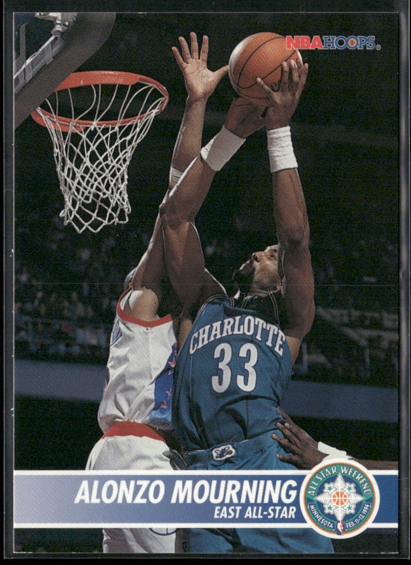 Alonzo Mourning Player Lot Bundle 10 Different Basketball Cards AM004 Heat back