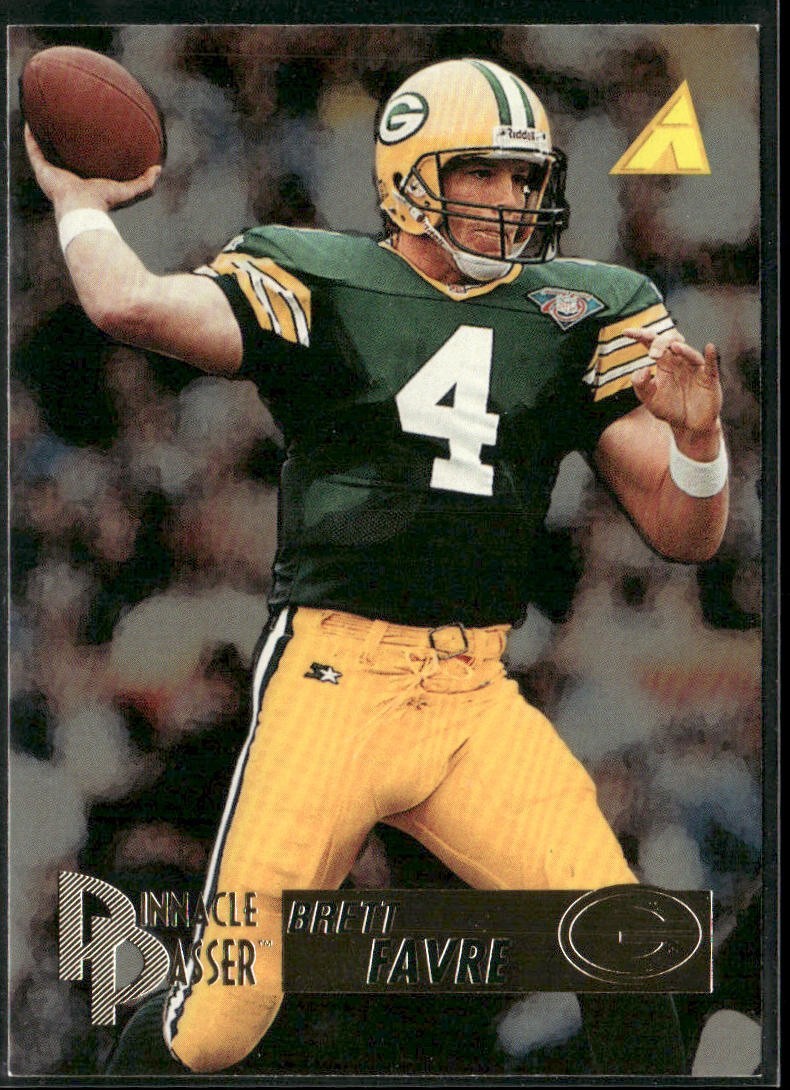 Brett Favre Player Lot Bundle 10 Different Football Cards BF002 Packers back