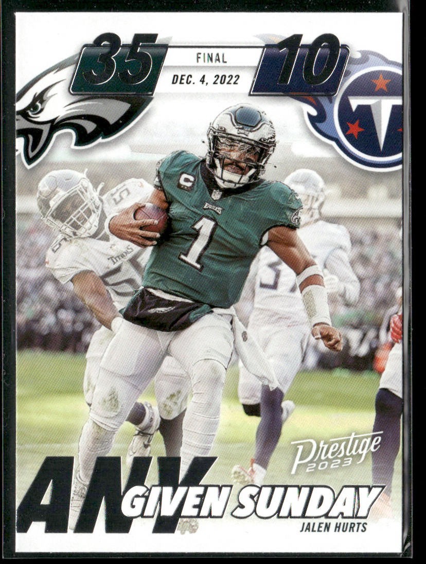 Jalen Hurts Player Lot Bundle 10 Different Football Cards JH004 Eagles back