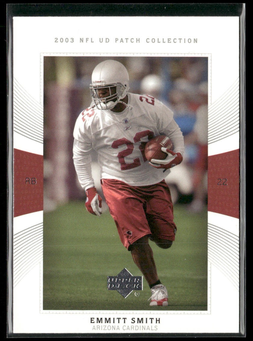 Emmitt Smith Player Lot Bundle 10 Different Football Cards ES004 Cowboys back