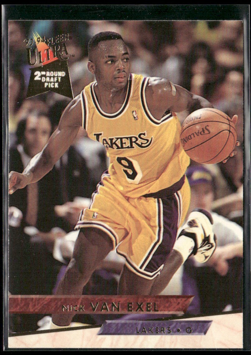 Nick Van Exel Player Lot Bundle 10 Basketball Cards NVE001 Lakers 3 RC's back