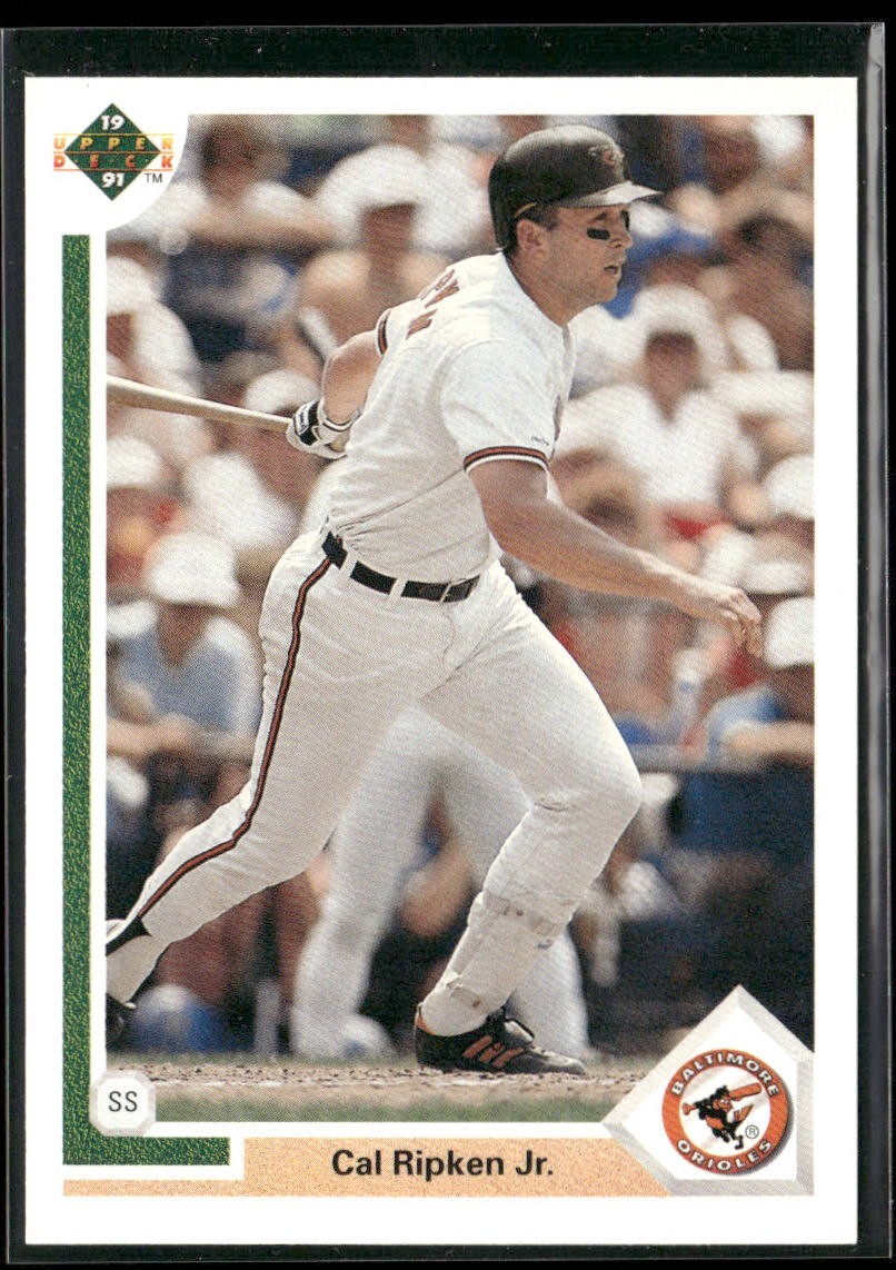 Cal Ripken Jr. Player Lot Bundle 10 Different Baseball Cards CRJ001 Orioles back