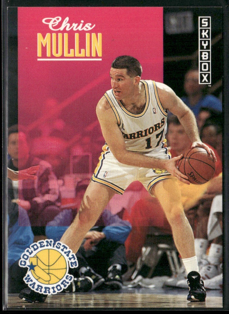Chris Mullin Player Lot Bundle 10 Basketball Cards CM004 Warriors front