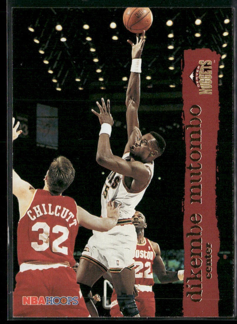 Dikembe Mutombo Player Lot Bundle 10 Basketball Cards DM001 1 RC back