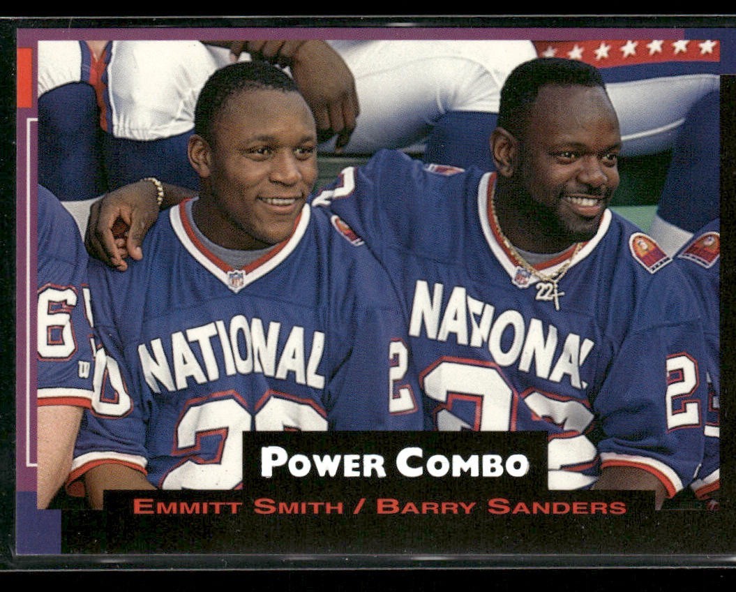 Emmitt Smith Player Lot Bundle 10 Different Football Cards ES003 Cowboys back