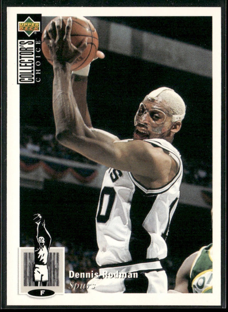 Dennis Rodman Player Lot Bundle 10 Basketball Cards DR001 Spurs Pistons Bulls back