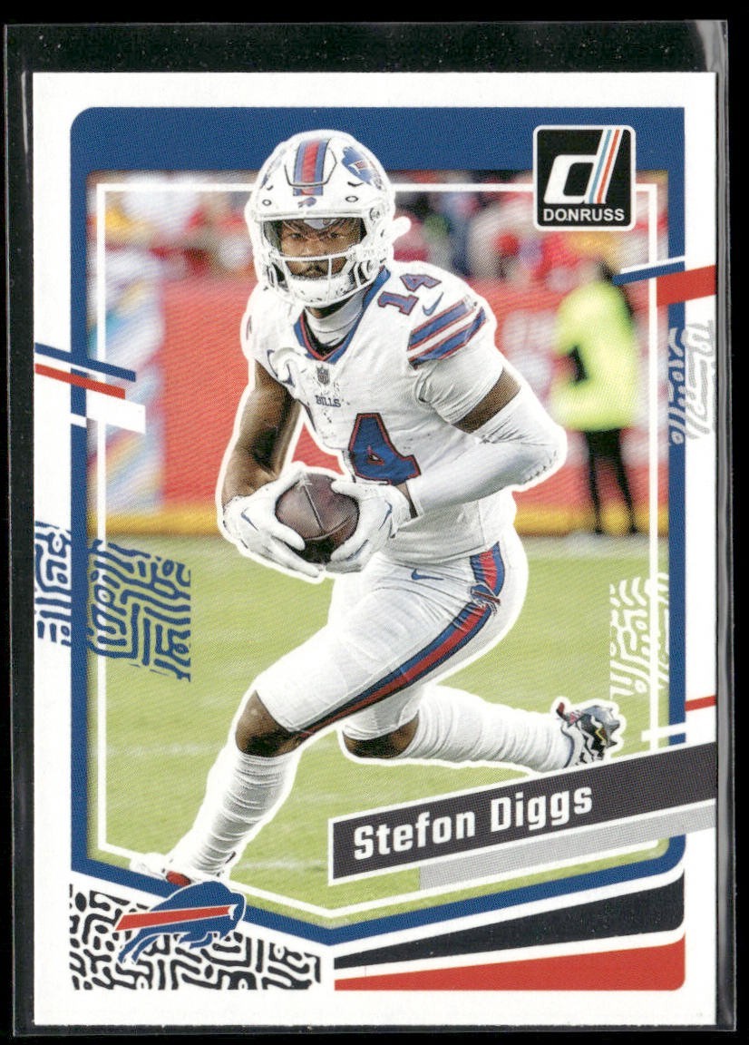 Stefon Diggs Player Lot Bundle 10 Different Football Cards SD002 Bills Vikings back