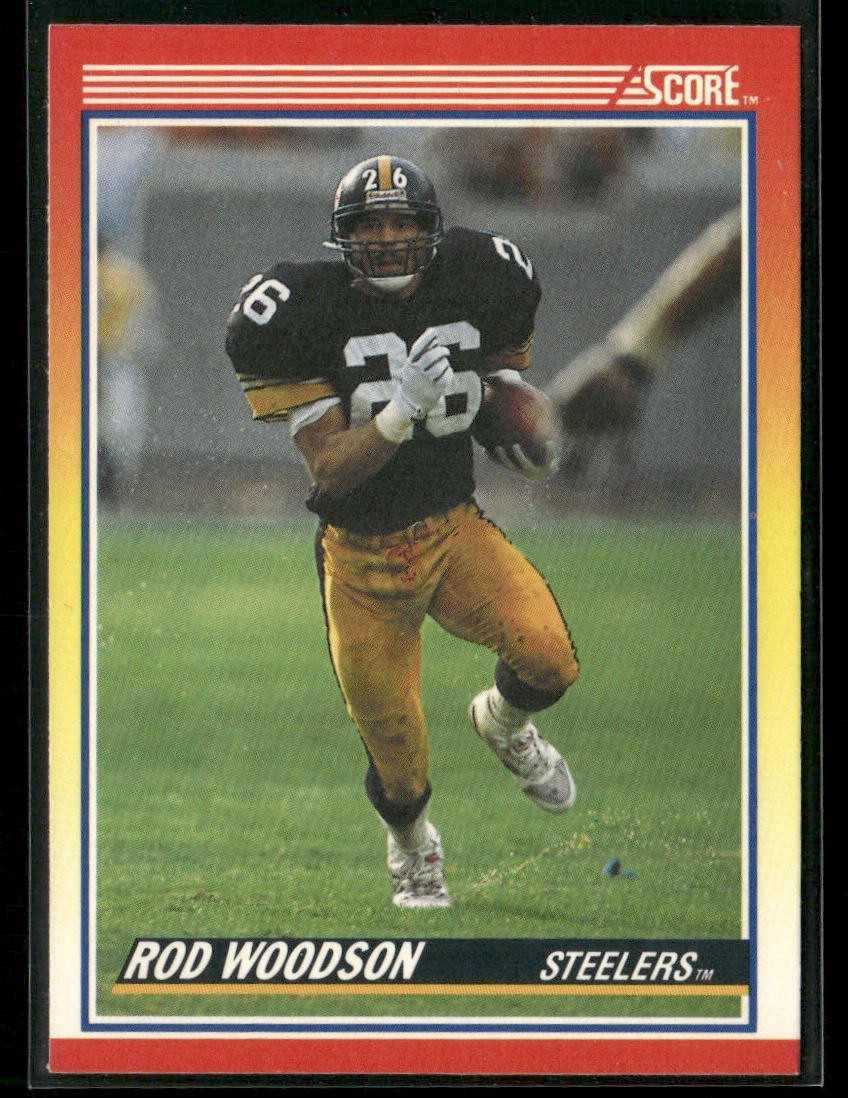Rod Woodson Player Lot Bundle 10 Different Football Cards RW005 Steelers back