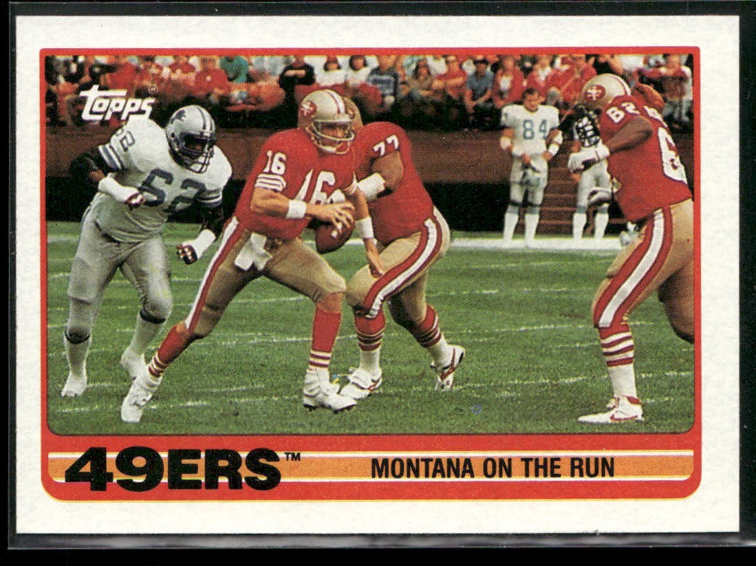 Joe Montana Player Lot Bundle 10 Different Football Cards JM001 49ers Chiefs back