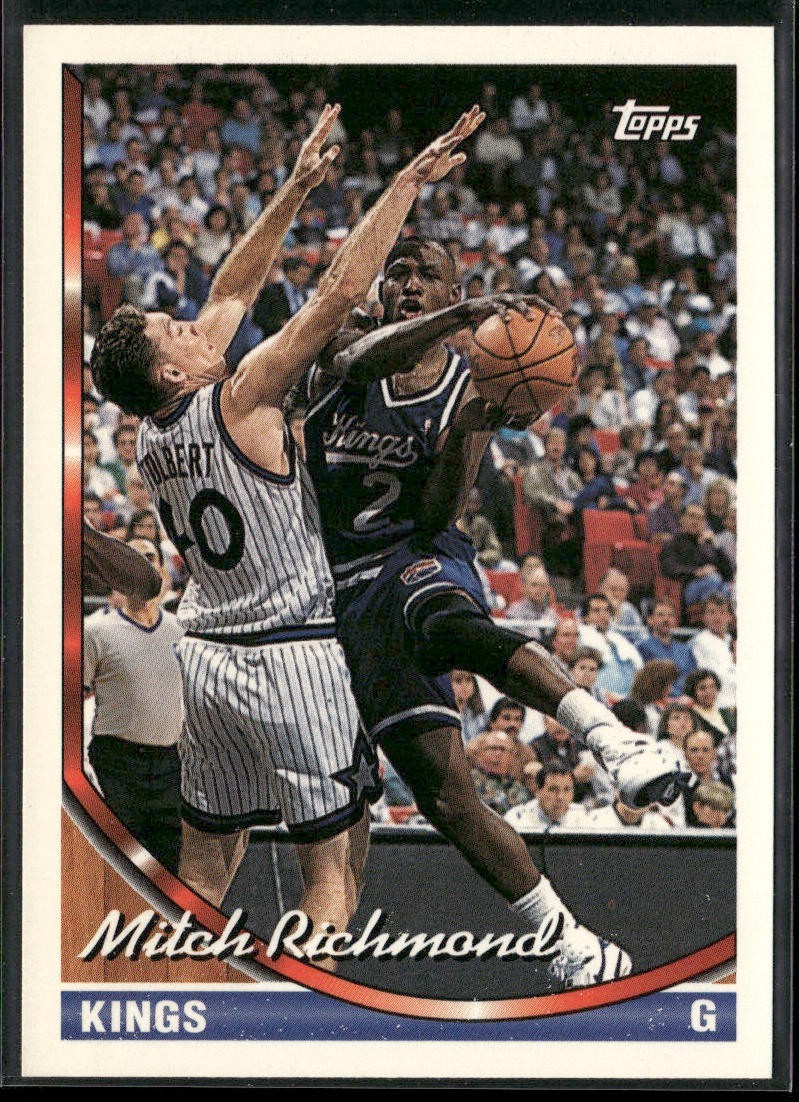 Mitch Richmond Player Lot Bundle 10 Basketball Cards MR001 Kings back