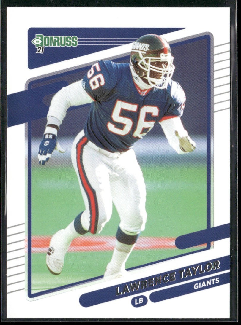Lawrence Taylor Player Lot Bundle 10 Different Football Cards LT006 Giants back