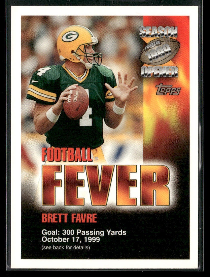 Brett Favre Player Lot Bundle 10 Different Football Cards BF005 Packers 1 RC back