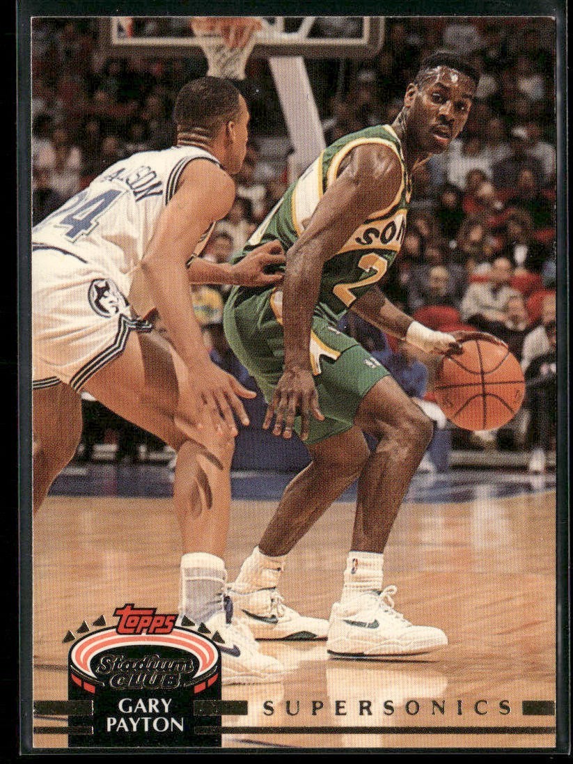 Gary Payton Player Lot Bundle 10 Basketball Cards GP002 Supersonics back
