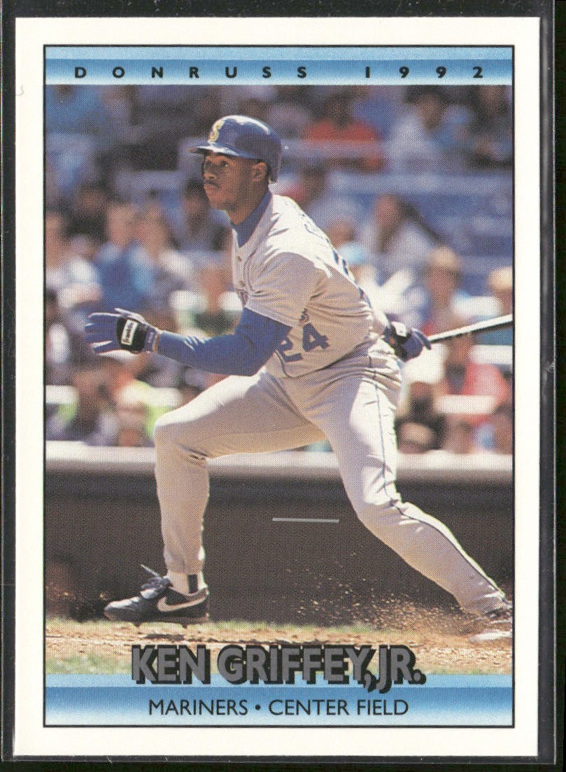 Ken Griffey Jr. Player Lot Bundle 10 Different Baseball Cards KGJ001 Mariners back