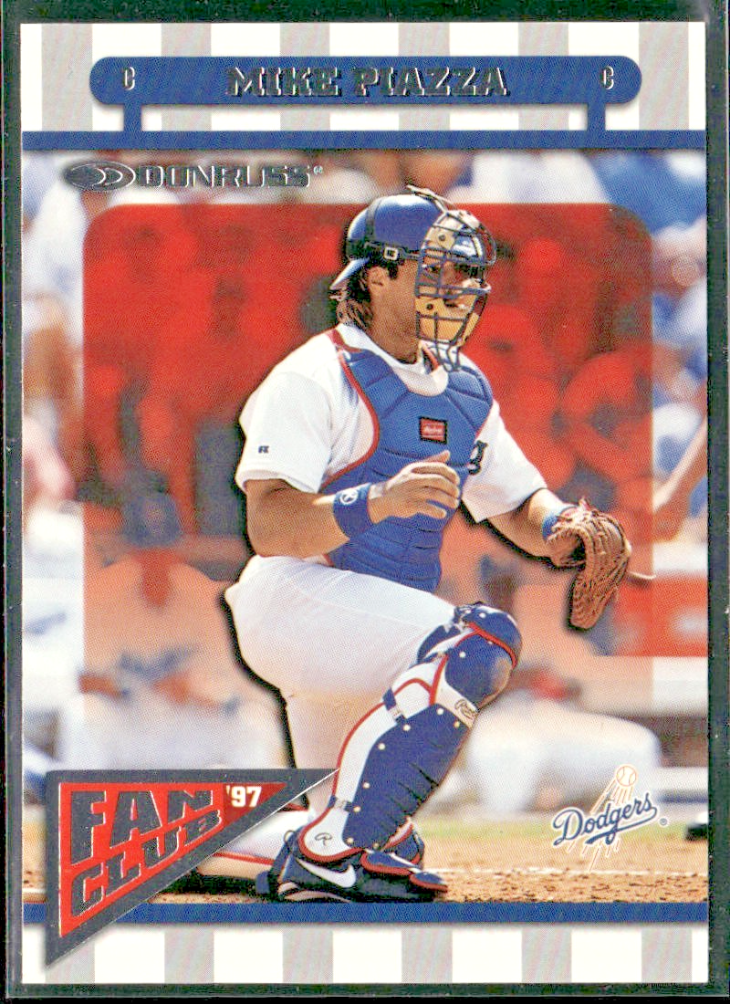 Mike Piazza Player Lot Bundle 10 Different Baseball Cards MP002 Dodgers Mets front