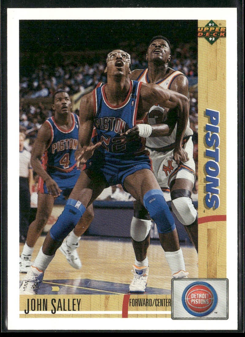 John Salley Player Lot Bundle 10 Basketball Cards JS003 Heat Pistons back
