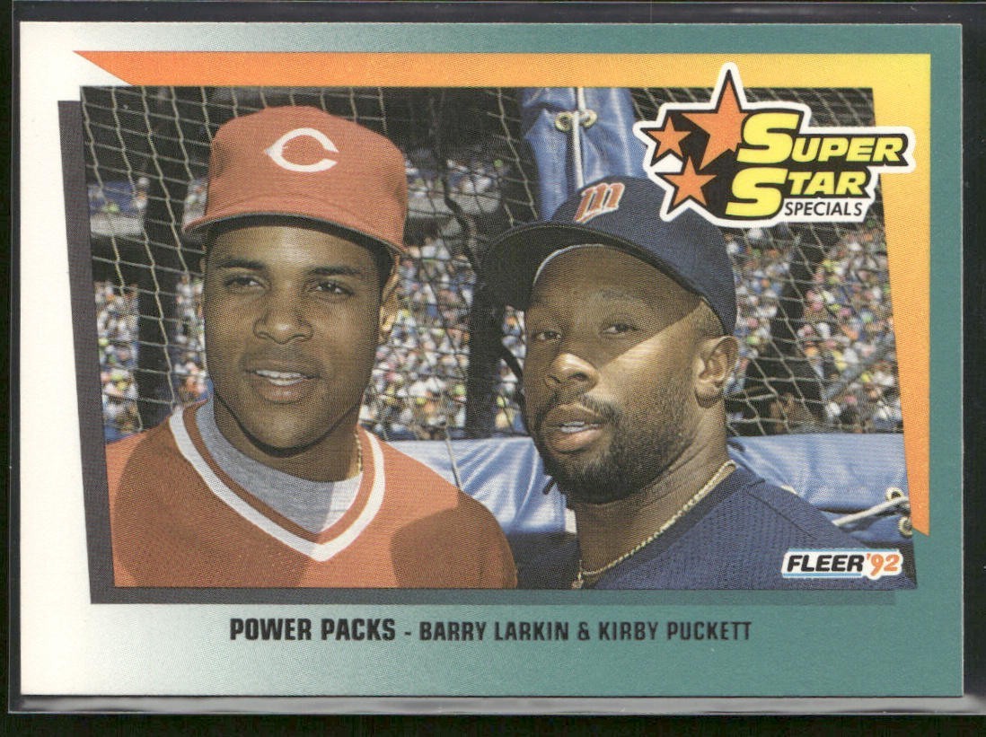 Barry Larkin Player Lot Bundle 10 Different Baseball Cards BL001 Reds back