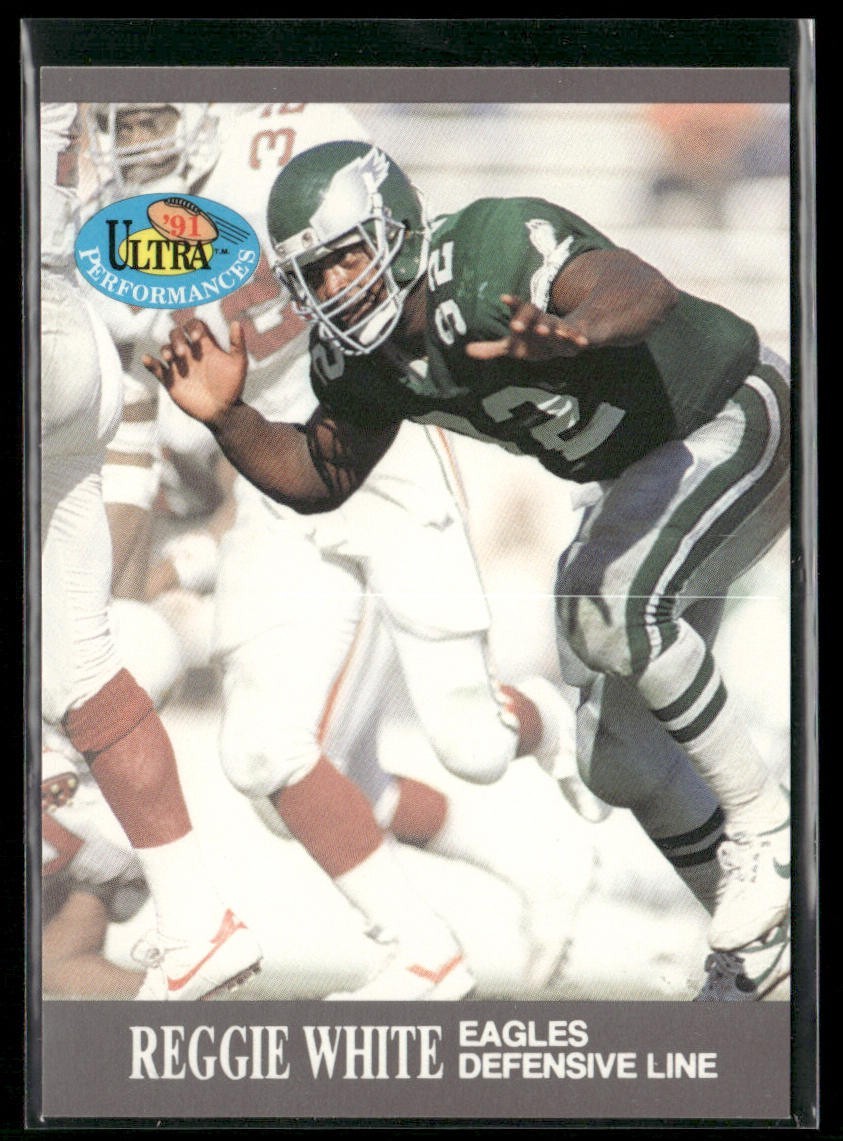 Reggie White Player Lot Bundle 10 Different Football Cards RW004 Eagles Packers back