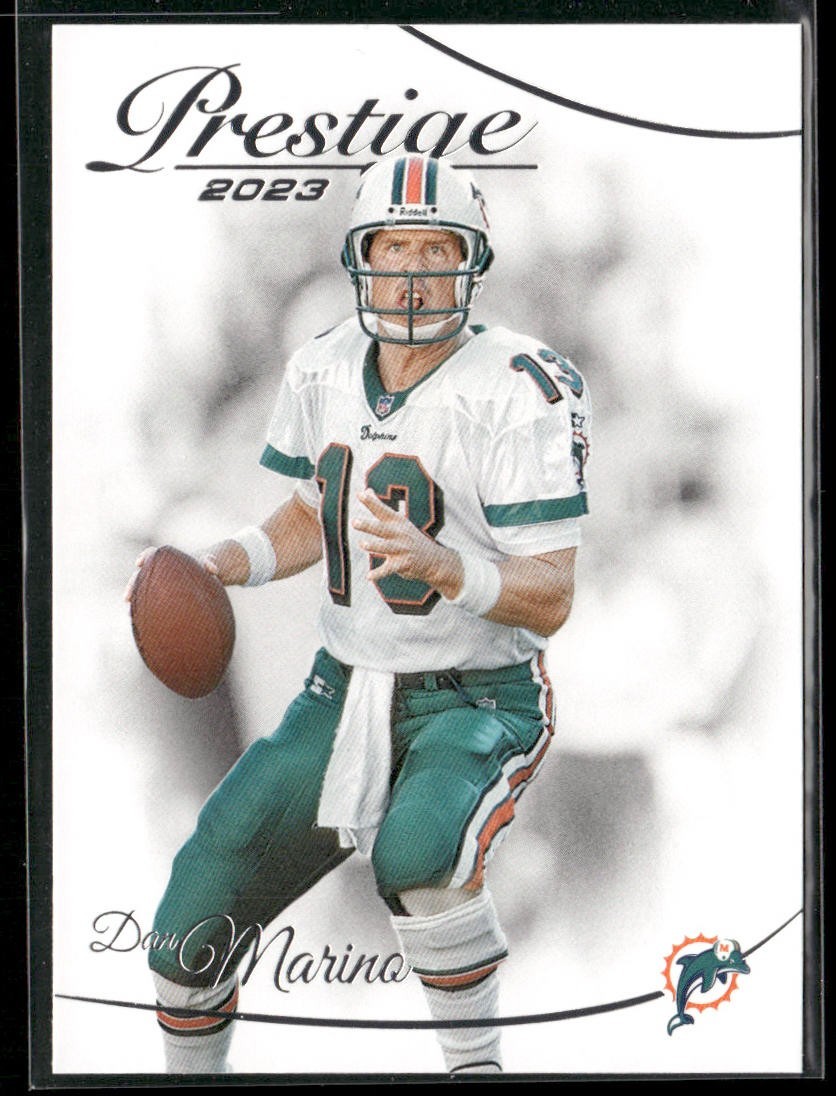 Dan Marino Player Lot Bundle 10 Different Football Cards DM003 Dolphins back