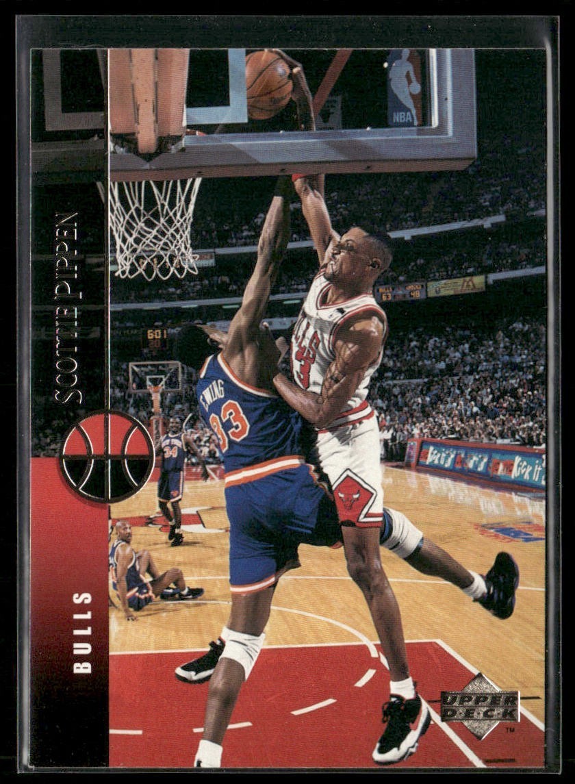 Scottie Pippen Player Lot Bundle 10 Basketball Cards SP005 Chicago Bulls back