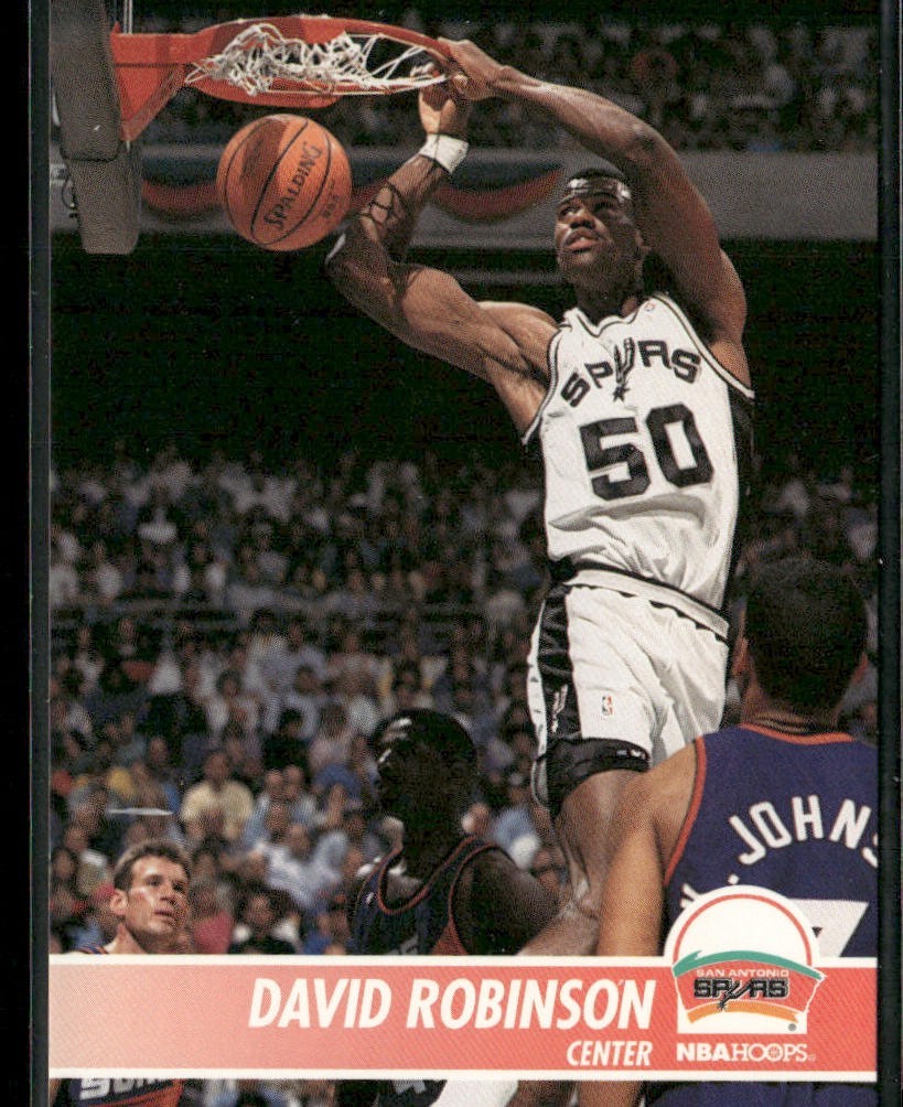 David Robinson Player Lot Bundle 10 Basketball Cards DR003 Spurs back