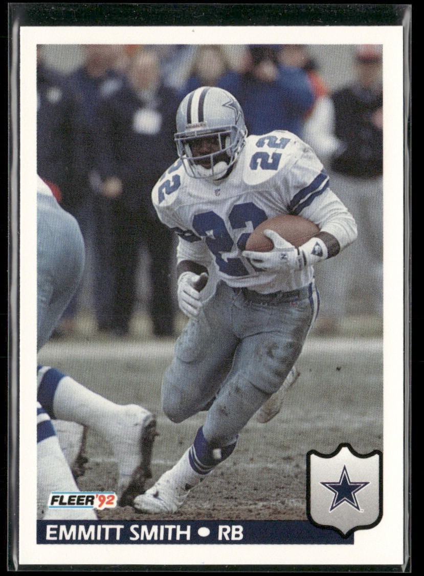 Emmitt Smith Player Lot Bundle 10 Different Football Cards ES005 Cowboys back