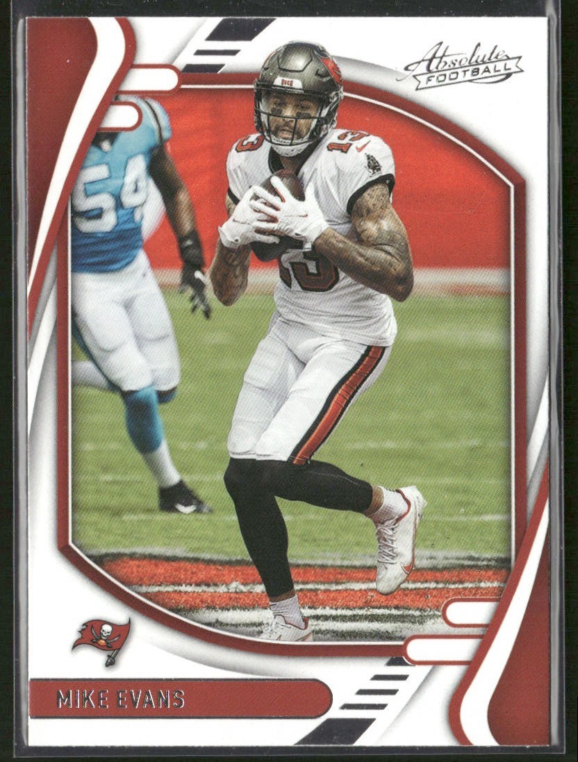 Mike Evans Player Lot Bundle 10 Different Football Cards ME001 Buccaneers back